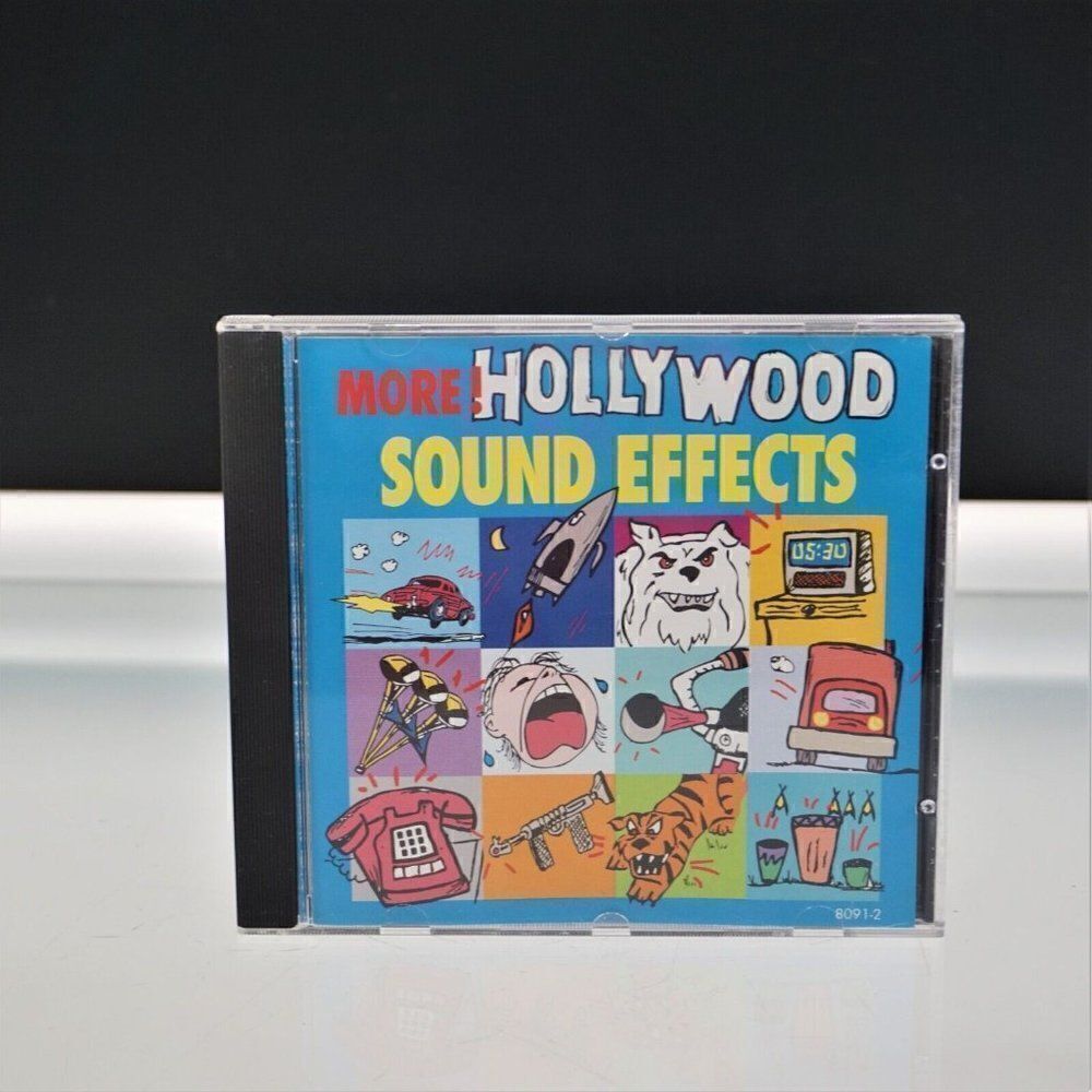 More Hollywood Sound Effects Various Artists Audio CD Vintage 1989 Compose Recor